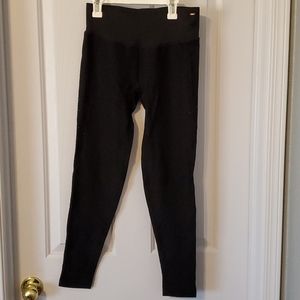 Black Seamless tight with open knit detail